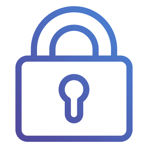 Tecnologia de segurança personalizada Icon
